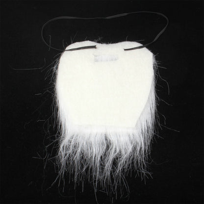 หนวดเคราปลอมหนวดขาวพร้อมสายยางยืด, White Bushy Mustache