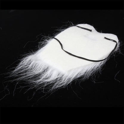 หนวดเคราปลอมหนวดขาวพร้อมสายยางยืด, White Bushy Mustache