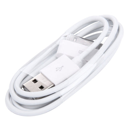 สาย USB สำหรับ iPhone 4 & 4S, iPhone 3GS/3G, iPad 2, iPod Touch, ความยาว: 1 ม. (พร้อมบรรจุภัณฑ์)