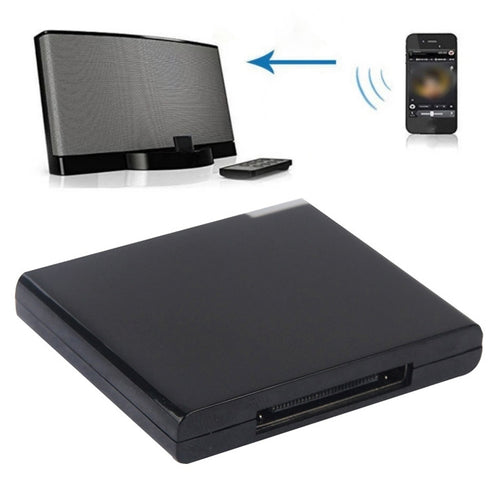 เครื่องรับเพลงบลูทูธไร้สายสำหรับ iPhone 4 และ 4S / (iPad 3) / iPad 2 / iPod / อุปกรณ์บลูทูธใดๆ, Bluetooth V2.1 Black, Bluetooth V2.1 White