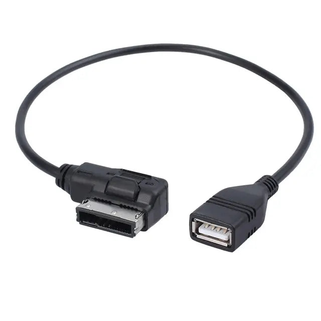 สายเคเบิลอะแดปเตอร์เสียงดิจิตอลมัลติมีเดีย AMI เป็น USB สำหรับ Audi, AMI to USB Adapter Cable