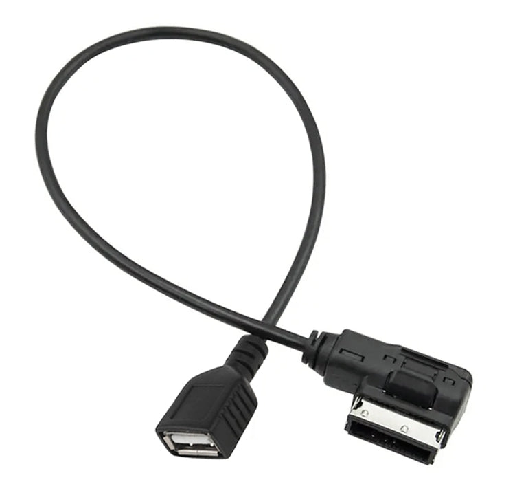 สายเคเบิลอะแดปเตอร์เสียงดิจิตอลมัลติมีเดีย AMI เป็น USB สำหรับ Audi, AMI to USB Adapter Cable