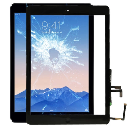 ปุ่มควบคุม + ปุ่มโฮมคีย์ PCB Membrane Flex Cable + กาวติดตั้งแผงสัมผัส, แผงสัมผัสสำหรับ iPad Air / iPad 5, For Apple iPad Air / iPad 5