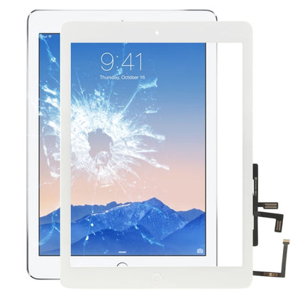 ปุ่มควบคุม + ปุ่มโฮมคีย์ PCB Membrane Flex Cable + กาวติดตั้งแผงสัมผัส, แผงสัมผัสสำหรับ iPad Air / iPad 5, For Apple iPad Air / iPad 5