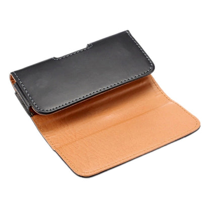 ซองหนังพลิกแนวตั้ง / กระเป๋าคาดเอว Crazy Horse Texture พร้อมเฝือกด้านหลังสำหรับ iPhone 5G