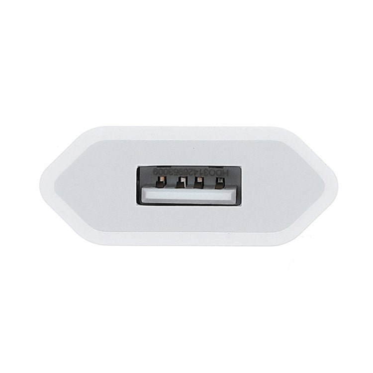 คุณภาพสูง 5V / 1A EU Plug USB Charger Adapter สำหรับ iPhone, Galaxy, Huawei, Xiaomi, LG, HTC และโทรศัพท์สมาร์ทอื่น ๆ อุปกรณ์ชาร์จใหม่ได้