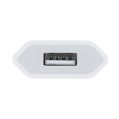 คุณภาพสูง 5V / 1A EU Plug USB Charger Adapter สำหรับ iPhone, Galaxy, Huawei, Xiaomi, LG, HTC และโทรศัพท์สมาร์ทอื่น ๆ อุปกรณ์ชาร์จใหม่ได้