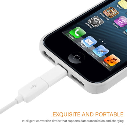 Micro 5 Pin USB ถึง 8 Pin Charge & Data Transfer Adapter, Micro 5 Pin USB