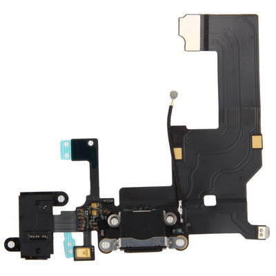 Original TAIL Connector Charger FLEX CABLE + แจ็คหูฟัง Ribbon FLEX CABLE สำหรับ iPhone 5, For iPhone 5
