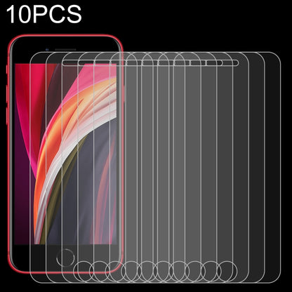 10 ชิ้นสำหรับ iPhone SE & 5 & 5S & 5C 0.26mm 9H ความแข็งพื้นผิว 2.5D ฟิล์มกันรอยนิรภัยป้องกันการระเบิด, 10pcs