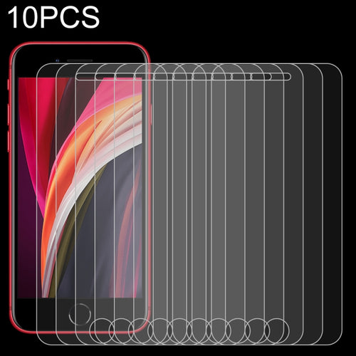 10 ชิ้นสำหรับ iPhone SE & 5 & 5S & 5C 0.26mm 9H ความแข็งพื้นผิว 2.5D ฟิล์มกันรอยนิรภัยป้องกันการระเบิด, 10pcs