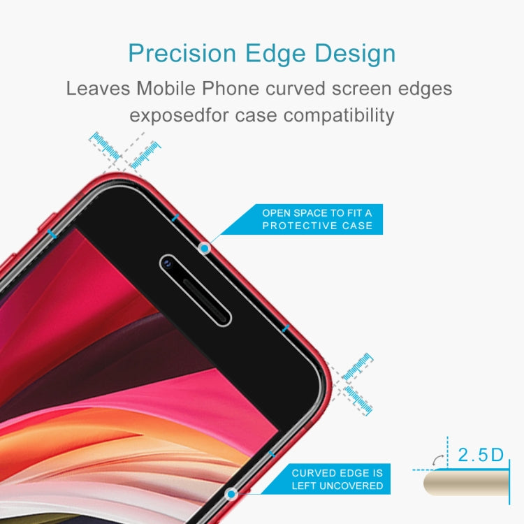 10 ชิ้นสำหรับ iPhone SE & 5 & 5S & 5C 0.26mm 9H ความแข็งพื้นผิว 2.5D ฟิล์มกันรอยนิรภัยป้องกันการระเบิด, 10pcs