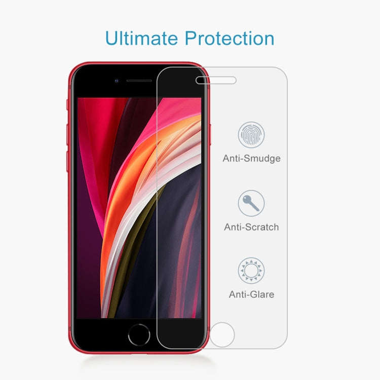 10 ชิ้นสำหรับ iPhone SE & 5 & 5S & 5C 0.26mm 9H ความแข็งพื้นผิว 2.5D ฟิล์มกันรอยนิรภัยป้องกันการระเบิด, 10pcs
