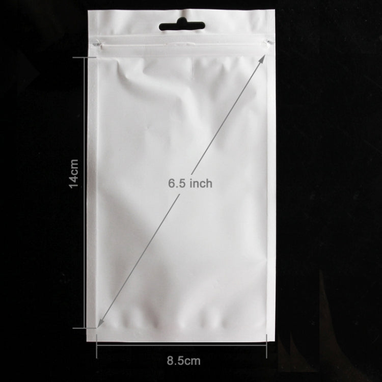 ถุง Ziplock จำนวน 500 ชิ้น ถุงผนึกสำหรับเคสพลาสติก / เคสซิลิโคน / เคส TPU ของ iPhone 5 และ 5S ขนาด: 17.9 ซม. x 10 ซม.;ขนาดด้านใน: 14ซม.x 8.5ซม