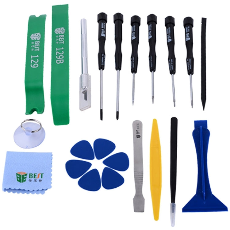 BEST BST-112 ชุดเครื่องมือซ่อมอเนกประสงค์ 22 in 1 ระดับมืออาชีพสำหรับโทรศัพท์มือถือ / คอมพิวเตอร์แล็ปท็อป, BST-112