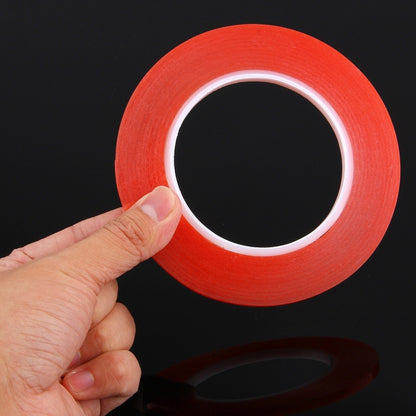 เทปกาวสองหน้ากว้าง 5 มม. สำหรับ iPhone / Samsung / HTC โทรศัพท์มือถือ Touch Panel Repair ความยาว: 25 ม., Width: 5mm(Red)