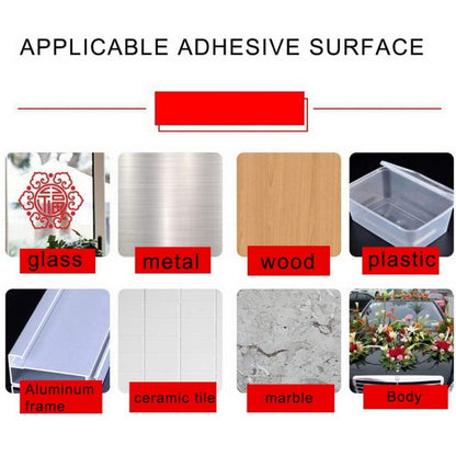เทปกาวสองหน้ากว้าง 1 มม. สำหรับ iPhone / Samsung / HTC โทรศัพท์มือถือ Touch Panel Repair ความยาว: 25 ม., Width: 1mm(Red)
