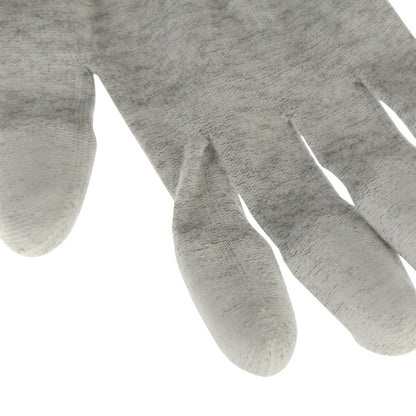 ถุงมือเคลือบปลายนิ้ว PU ขนาดสากลป้องกันไฟฟ้าสถิต ESD ปลอดภัยสำหรับซ่อมคอมพิวเตอร์ / อิเล็กทรอนิกส์ / โทรศัพท์คู่ 2, Grey