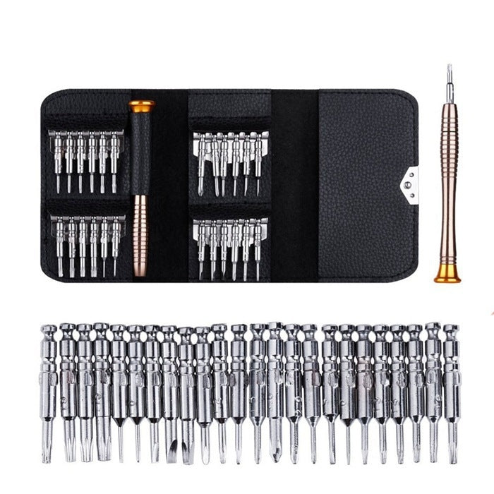 ชุดไขควงอิเล็กทรอนิกส์ที่มีความแม่นยำบรรจุภัณฑ์ SHE-K 25 in 1, 25 in 1