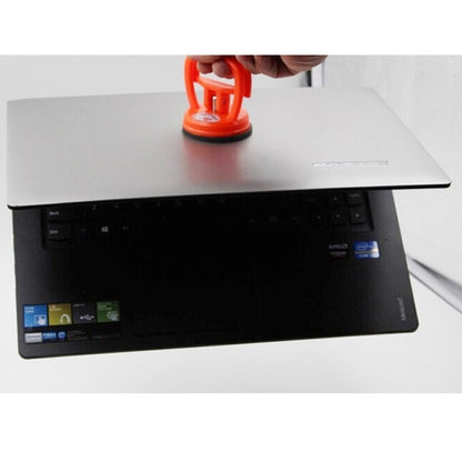 เครื่องมือซ่อมแซมมือจับกระจกดูดถ้วยดูดคู่สำหรับพีซี / แล็ปท็อป / iMac / LCD TV เส้นผ่านศูนย์กลาง: 11.5 ซม., Double 11.5cm Diameter