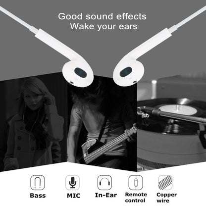 หูฟังแบบมีสาย 3.5 มม. สำหรับโทรศัพท์ Android / พีซี / เครื่องเล่น MP3 / แล็ปท็อป, ความยาวสายเคเบิล: 1.2 ม.