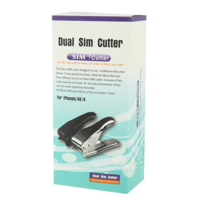 เครื่องตัดนาโนซิมคู่สำหรับ iPhone / Samsung / Huawei / Xiaomi (พร้อมอะแดปเตอร์นาโนซิมเป็นไมโครซิมการ์ด + นาโนซิมเป็นอะแดปเตอร์ซิมการ์ดมาตรฐาน + ไมโครซิมเป็นอะแดปเตอร์ซิมการ์ดมาตรฐาน + ที่วางถาดซิมการ์ดเครื่องมือสำคัญ Eject Pin), Dual Nano Sim Cutter