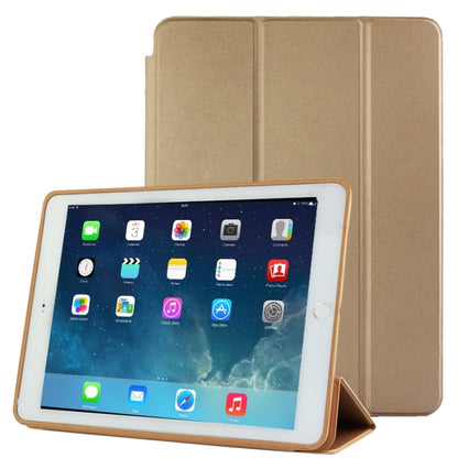 เคสหนังอัจฉริยะ 3 พับที่ได้รับการดูแลตามธรรมชาติ พร้อมฟังก์ชันพัก/ปลุกและที่วางสำหรับ iPad Air 2