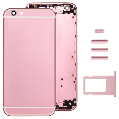 ฝาครอบที่อยู่อาศัยแบบเต็มรูปแบบสำหรับ iPhone 6 รวมถึงฝาครอบด้านหลังและถาดใส่การ์ดและปุ่มควบคุมระดับเสียง & ปุ่มเปิด / ปิดเครื่อง & ปุ่มสั่นสวิตช์ปิดเสียง, For iPhone 6(with side kyes)