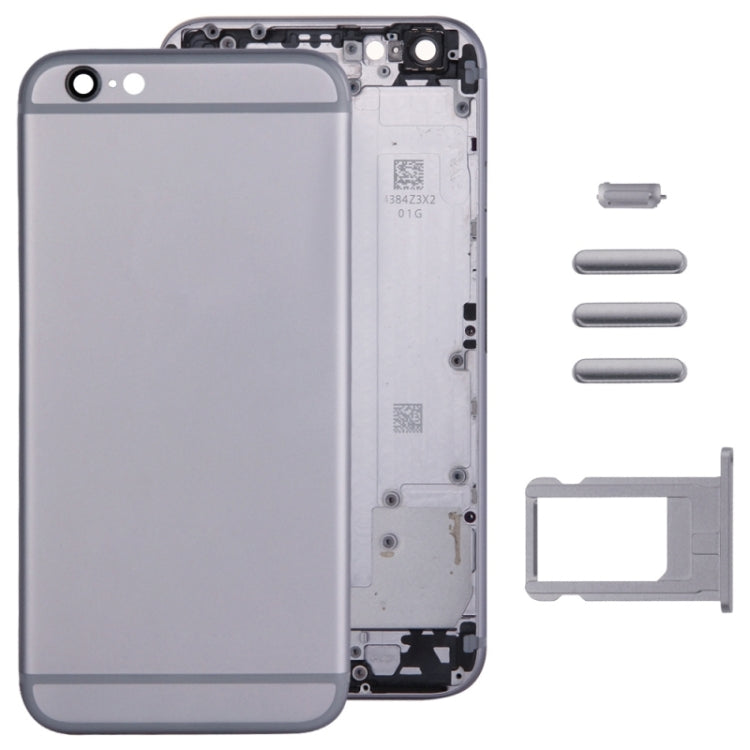 ฝาครอบที่อยู่อาศัยแบบเต็มรูปแบบสำหรับ iPhone 6 รวมถึงฝาครอบด้านหลังและถาดใส่การ์ดและปุ่มควบคุมระดับเสียง & ปุ่มเปิด / ปิดเครื่อง & ปุ่มสั่นสวิตช์ปิดเสียง, For iPhone 6(with side kyes)