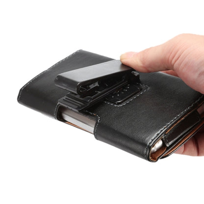 กระเป๋าคาดเอวเนื้อแกะสไตล์แนวนอนพร้อมเฝือกด้านหลังสำหรับ iPhone 6 / Galaxy S4 / S3