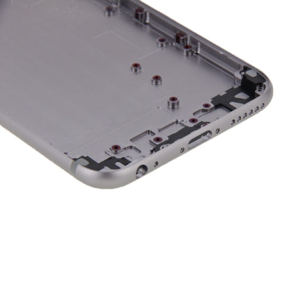 6 in 1 สำหรับ iPhone 6 (ฝาหลัง + ถาดใส่การ์ด + ปุ่มควบคุมระดับเสียง + ปุ่มเปิดปิด + ปุ่มปิดเสียงเครื่องสั่น + ป้าย) ฝาครอบตัวเรือนแบบประกอบเต็ม, For iPhone 6 (6 in 1)