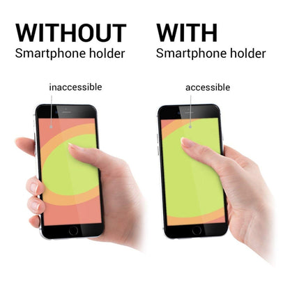ที่วางโทรศัพท์แบบมีด้ามจับนิ้วสำหรับ iPhone, Galaxy, Sony, Lenovo, HTC, Huawei และสมาร์ทโฟนอื่นๆ