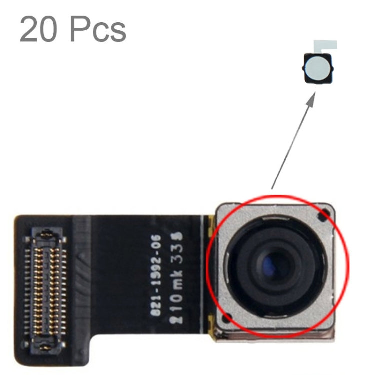 20 ชิ้นสำหรับ iPhone 6 กลับกล้องด้านบนผ้าฝ้ายวางสติ๊กเกอร์, For 6