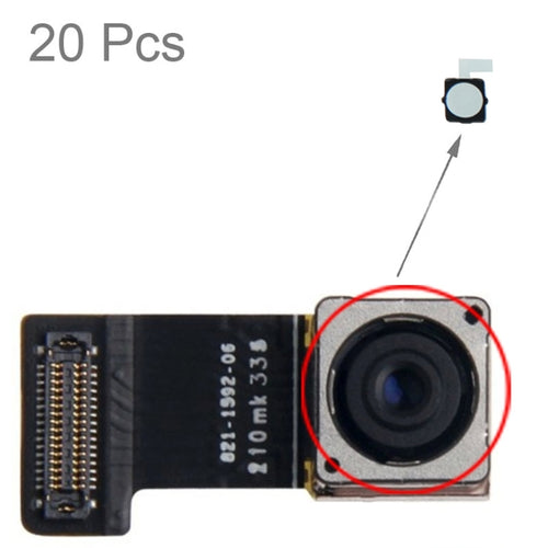 20 ชิ้นสำหรับ iPhone 6 กลับกล้องด้านบนผ้าฝ้ายวางสติ๊กเกอร์, For 6