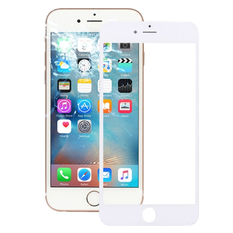 เลนส์กระจกด้านนอกหน้าจอด้านหน้าพร้อมกรอบหน้าจอ LCD ด้านหน้าสำหรับ iPhone 6s Plus, For iPhone 6s Plus (Frame)