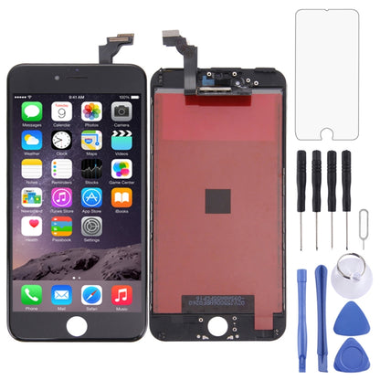 หน้าจอ LCD และชุดประกอบ Digitizer พร้อมกรอบสำหรับ iPhone 6 Plus, 3 in 1 for i6 Plus White, 3 in 1 for i6 Plus Black
