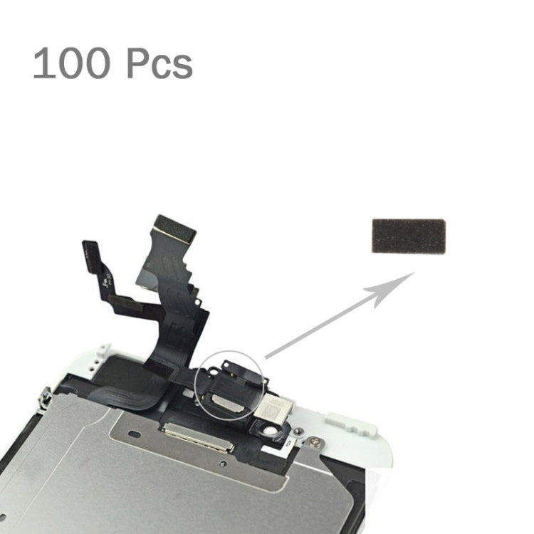 100 ชิ้นสำหรับ iPhone 6s ปุ่ม Home Flex Cable ฟองน้ำโฟม Slice Pads, For 6s
