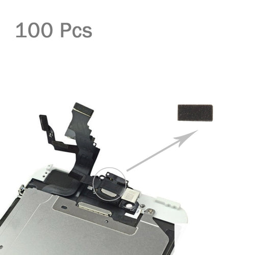 100 ชิ้นสำหรับ iPhone 6s ปุ่ม Home Flex Cable ฟองน้ำโฟม Slice Pads, For 6s