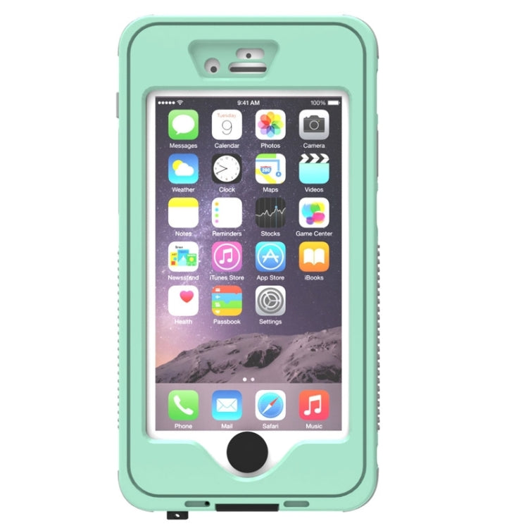 กันน้ำกันฝุ่นกันกระแทก Crushproof Noctilucent เคสพร้อมตัวยึดสำหรับ iPhone 6 และ 6S