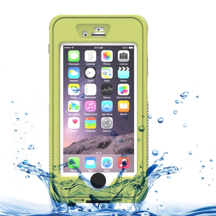 กันน้ำกันฝุ่นกันกระแทก Crushproof Noctilucent เคสพร้อมตัวยึดสำหรับ iPhone 6 และ 6S