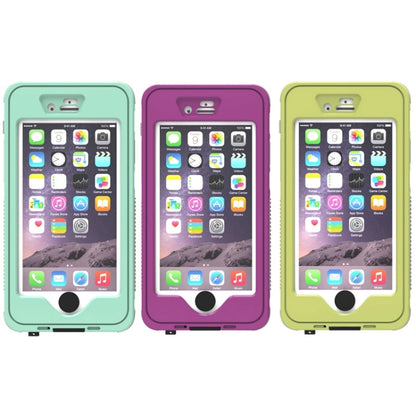 กันน้ำกันฝุ่นกันกระแทก Crushproof Noctilucent เคสพร้อมตัวยึดสำหรับ iPhone 6 และ 6S