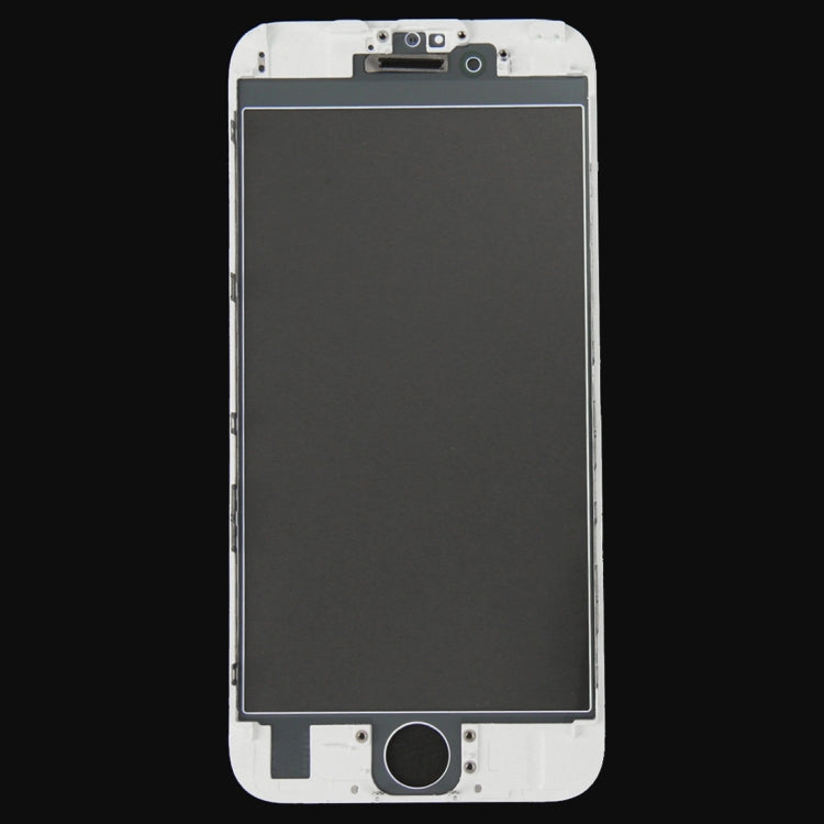 เลนส์กระจกด้านนอกหน้าจอด้านหน้าพร้อมกรอบฝาหน้าจอ LCD ด้านหน้าสำหรับ iPhone 6s, For iPhone 6s (Frame)