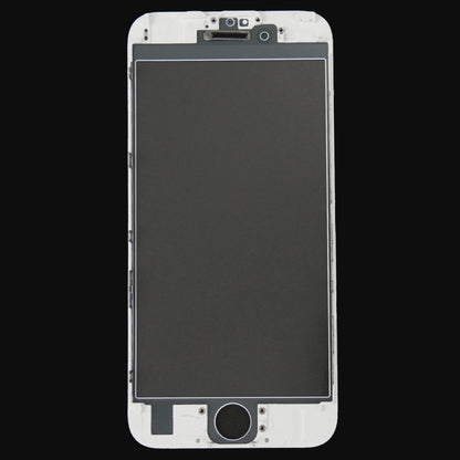 เลนส์กระจกด้านนอกหน้าจอด้านหน้าพร้อมกรอบฝาหน้าจอ LCD ด้านหน้าสำหรับ iPhone 6s, For iPhone 6s (Frame)