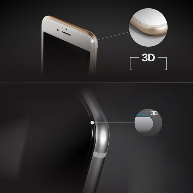 0.26 มม. 9H ความแข็งพื้นผิว 5D ฟิล์มกระจกนิรภัยป้องกันการระเบิดสำหรับ iPhone 6 และ 6s