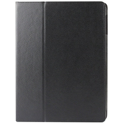 หนังพับเนื้อลิ้นจี่คุณภาพสูงพร้อมฟังก์ชั่น Sleep / Wake-up & Holder สำหรับ iPad 2 / iPad 3 / iPad 4