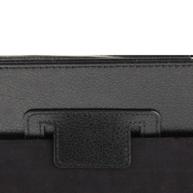 หนังพับเนื้อลิ้นจี่คุณภาพสูงพร้อมฟังก์ชั่น Sleep / Wake-up & Holder สำหรับ iPad 2 / iPad 3 / iPad 4
