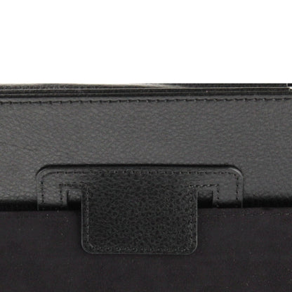 หนังพับเนื้อลิ้นจี่คุณภาพสูงพร้อมฟังก์ชั่น Sleep / Wake-up & Holder สำหรับ iPad 2 / iPad 3 / iPad 4