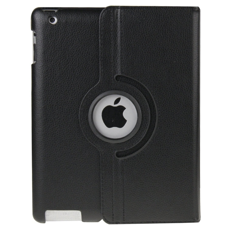 ซองหนังหมุนได้ 360 องศาพร้อมฟังก์ชั่นพัก / ปลุกและที่วางสำหรับ iPad ใหม่ (iPad 3) สีฟ้าแซฟไฟร์, For New iPad (iPad 3)