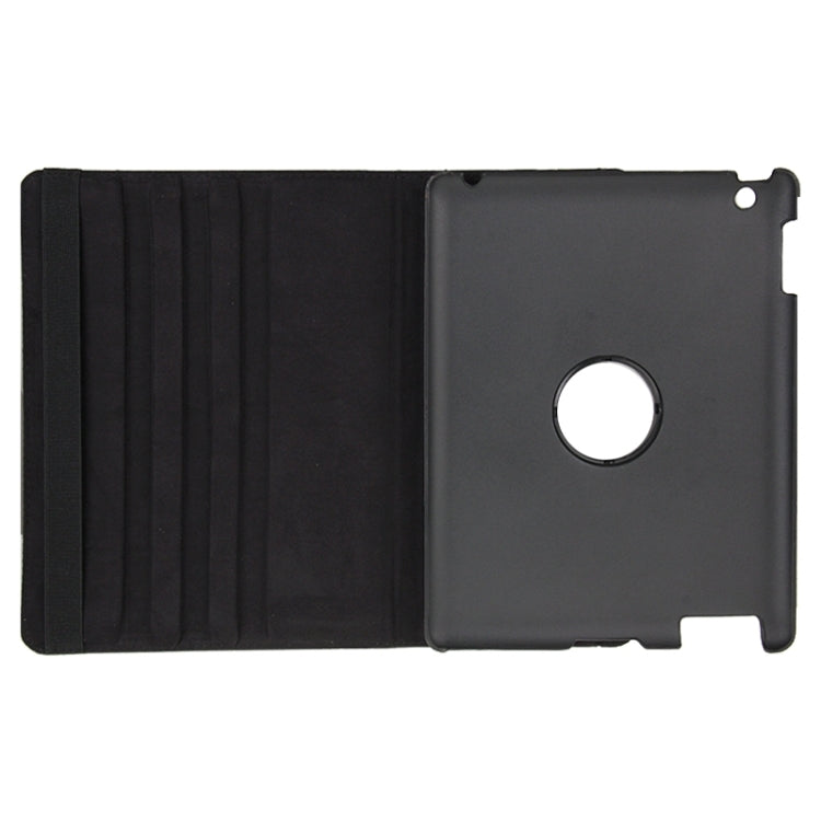 ซองหนังหมุนได้ 360 องศาพร้อมฟังก์ชั่นพัก / ปลุกและที่วางสำหรับ iPad ใหม่ (iPad 3) สีฟ้าแซฟไฟร์, For New iPad (iPad 3)