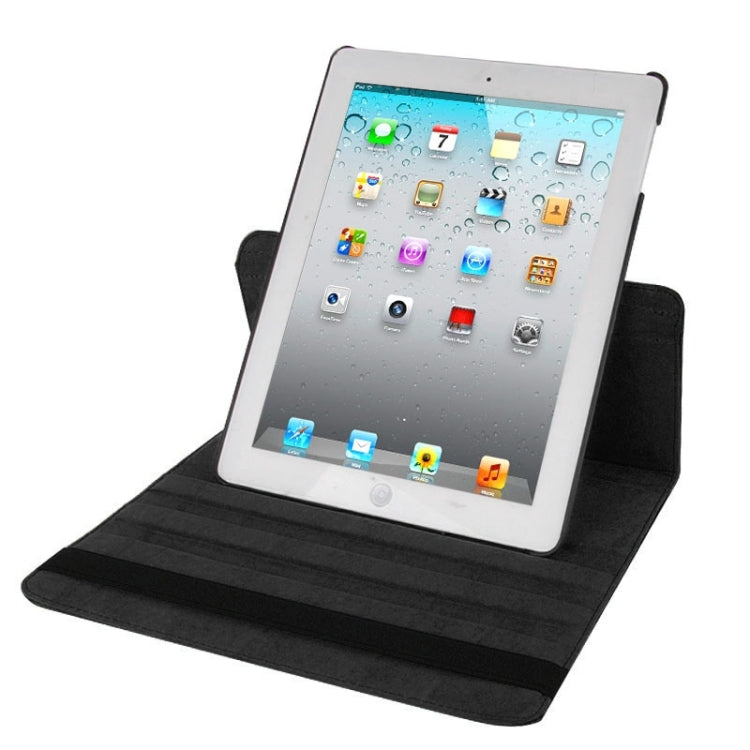 ซองหนังหมุนได้ 360 องศาพร้อมฟังก์ชั่นพัก / ปลุกและที่วางสำหรับ iPad ใหม่ (iPad 3) สีฟ้าแซฟไฟร์, For New iPad (iPad 3)